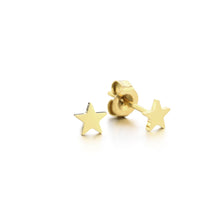Load image into Gallery viewer, Gold star earrings

